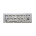 USB Wired Numeric Metal Keyboard with Trackball